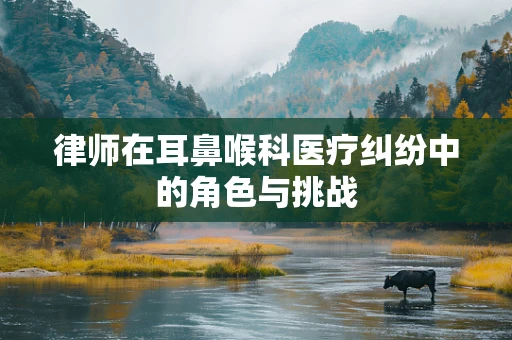 律师在耳鼻喉科医疗纠纷中的角色与挑战